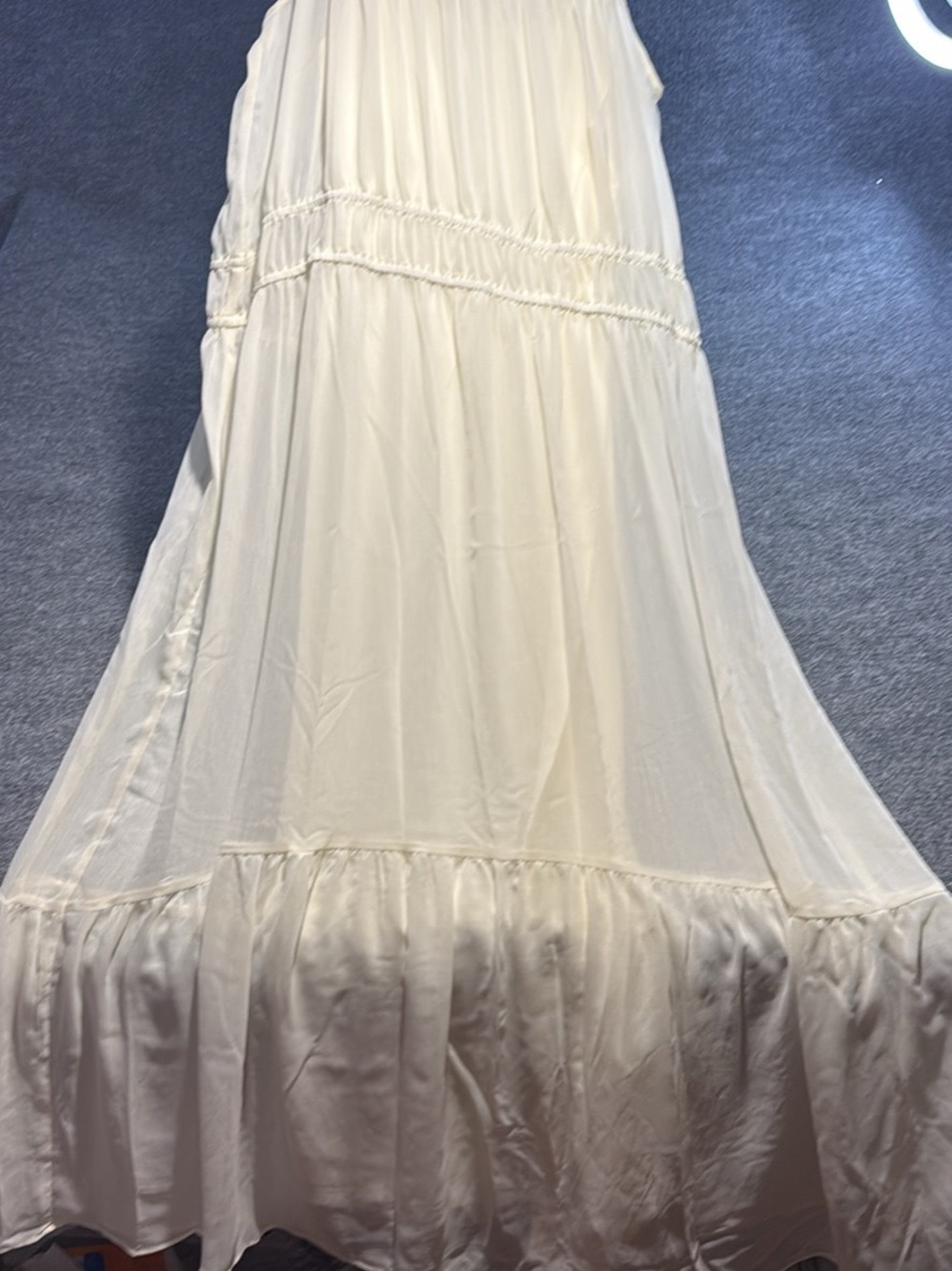 a new day Cream Tiered Maxi Dress